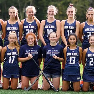 Oak Knoll's field hockey team poses for a picture