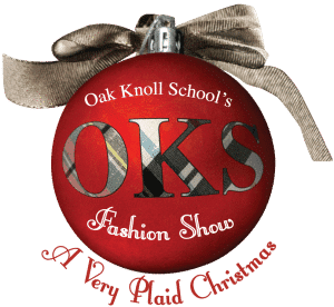 oak knoll school fashion show 2019-20 logo - Christmas ball