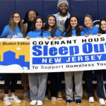 a picture of Oak Knoll students during the Covenant House Sleep Out